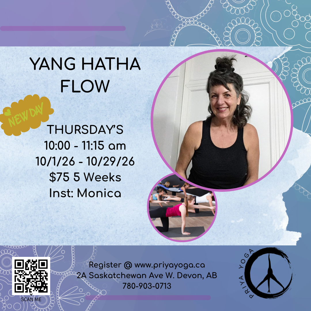 Thurs. Hatha Yang Yoga Oct 2026
