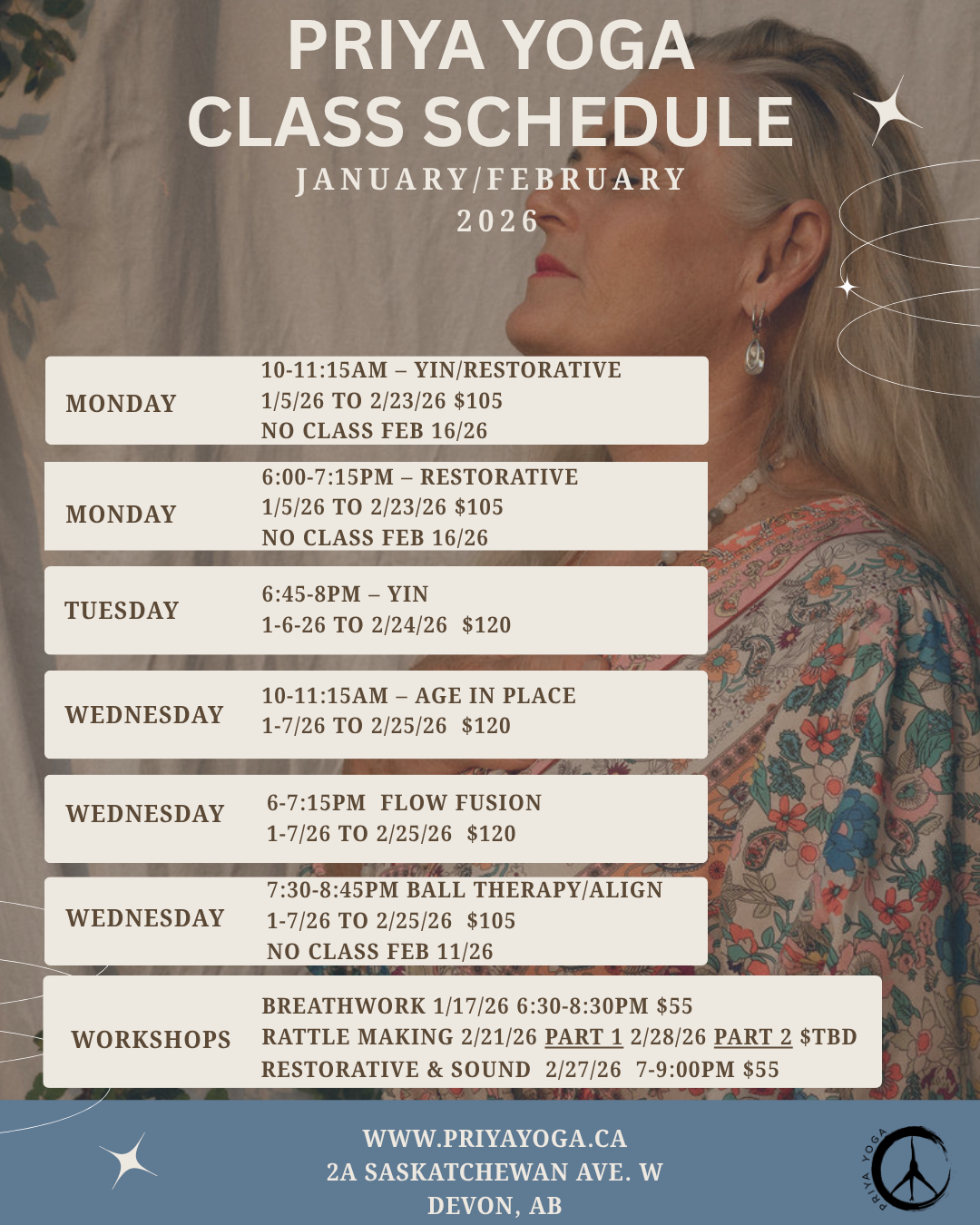 2026 Jan/Feb Schedule