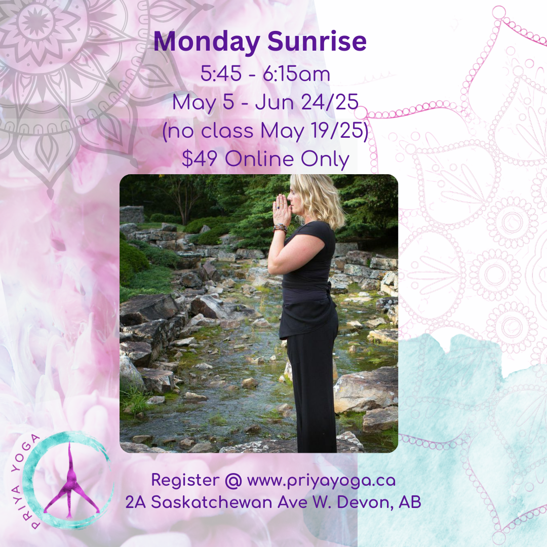 2025 Monday Sunrise 5:45-6:15am May/June Online Only