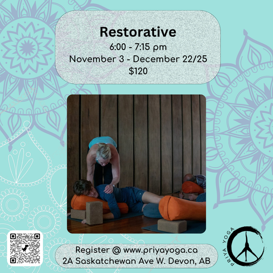 2025 Monday Restorative 6:00-7:15pm  Nov/Dec