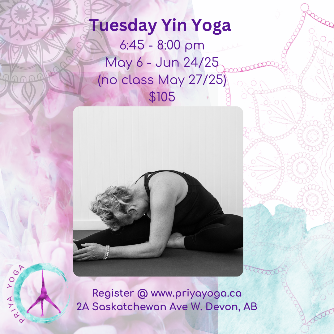 2025 Tuesday Yin 6:45-8:00pm May/June