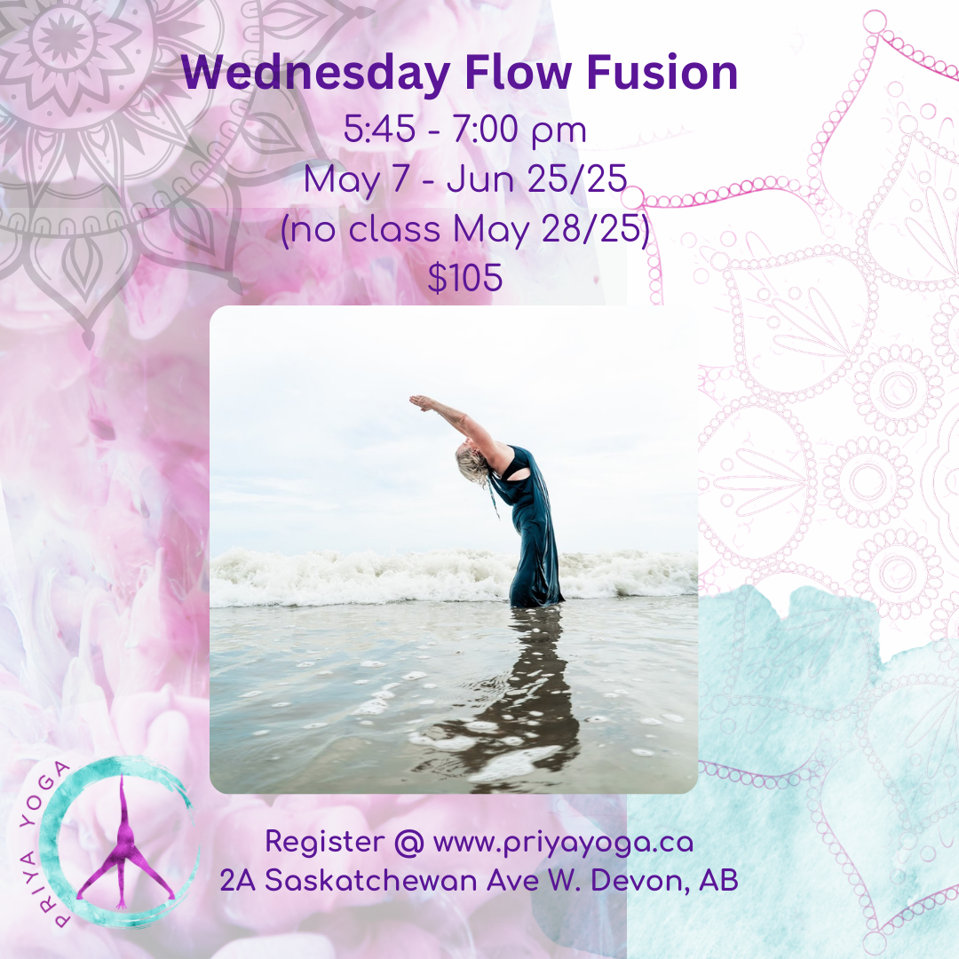 2025 Wednesday Flow Fusion 5:45-7:00pm May/June