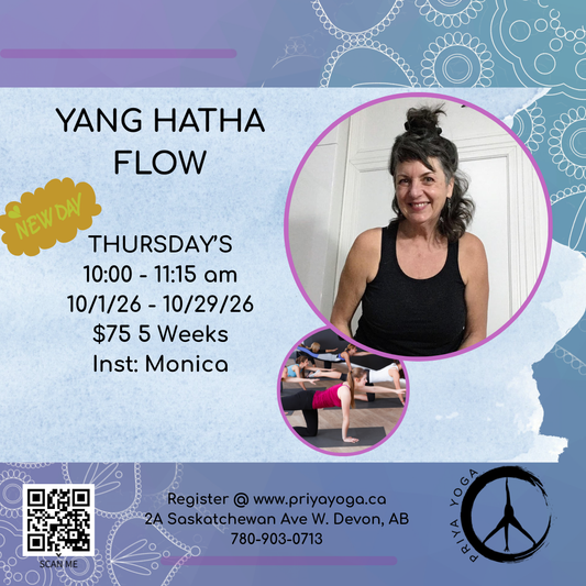 Thurs. Hatha Yang Yoga Oct 2026