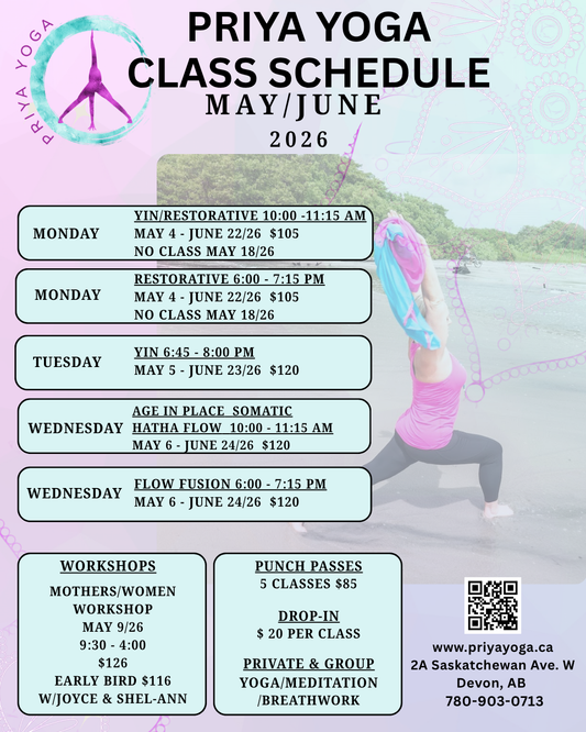 2026 May/June Schedule