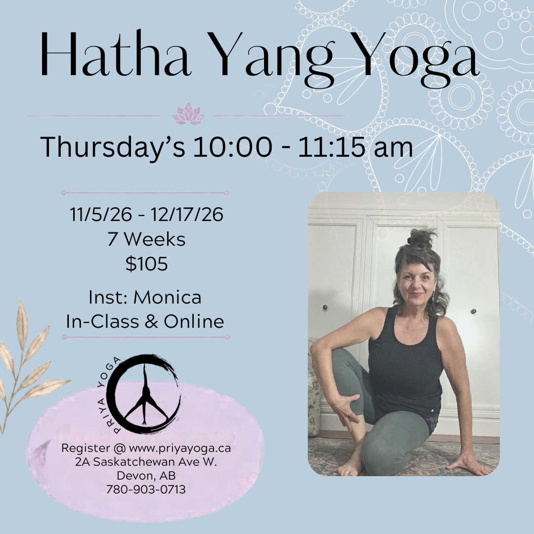 Thurs. Hatha Yang Yoga Nov/Dec 2026
