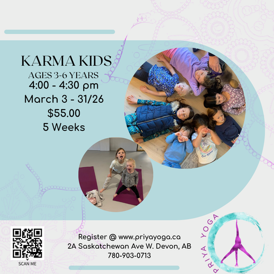 Tuesday Karma Kids 4:00-4:30 pm Mar/26