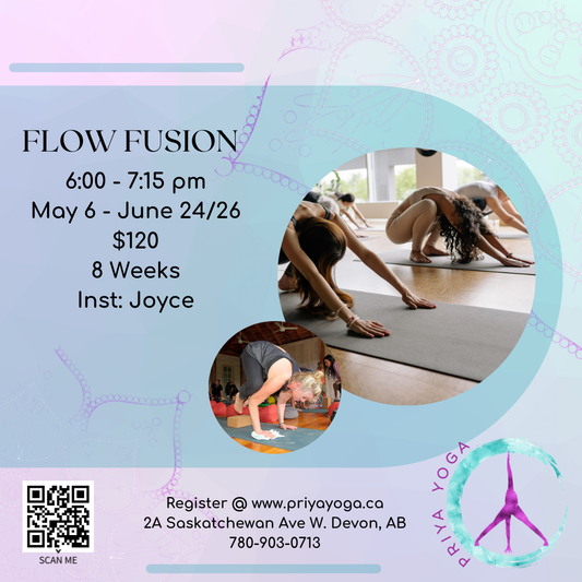 Wednesday Flow Fusion 6:00 - 7:15 pm May/June 2026