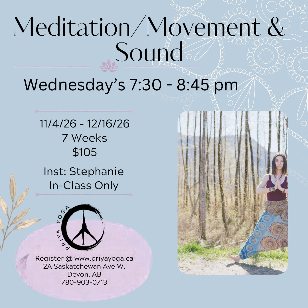 Meditative Movement & Sound  Nov/Dec 2026