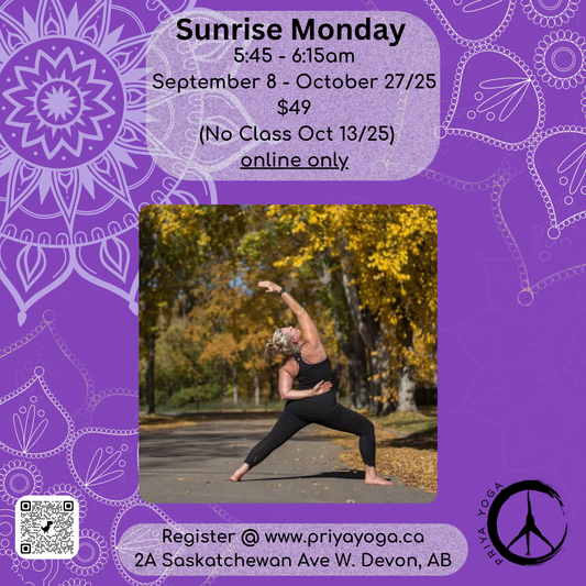 2025 Monday Sunrise 5:45-6:15 am         Sep/Oct Online Only