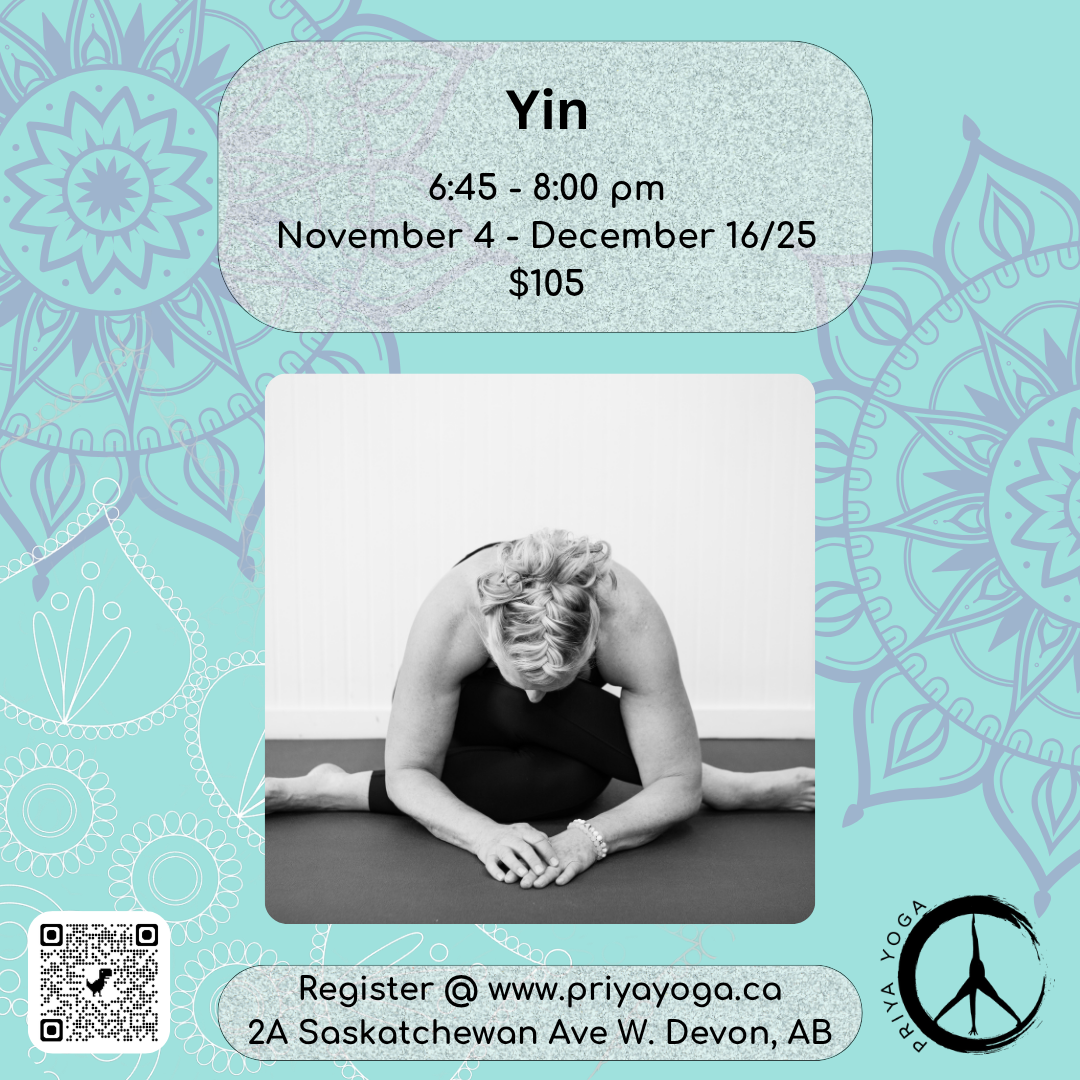 2025 Tuesday Yin 6:45-8:00pm Nov/Dec
