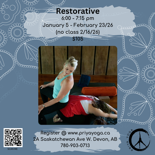 2026 Monday Restorative 6:00-7:15pm  Jan/Feb