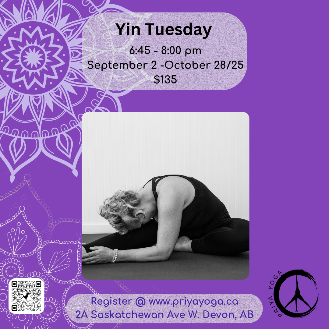 2025 Tuesday Yin 6:45-8:00pm Sep/Oct 2025