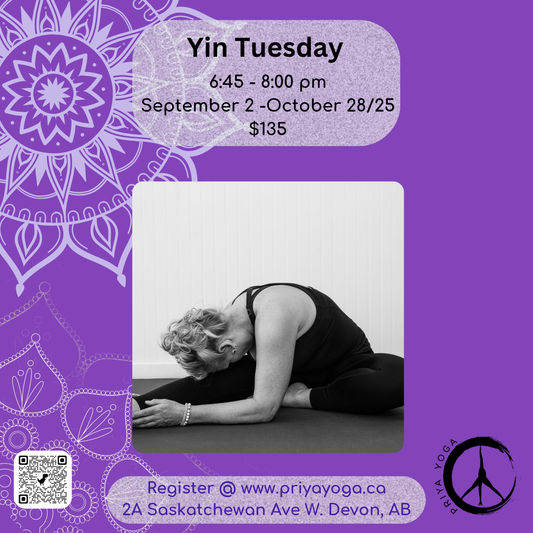 2025 Tuesday Yin 6:45-8:00pm Sep/Oct 2025